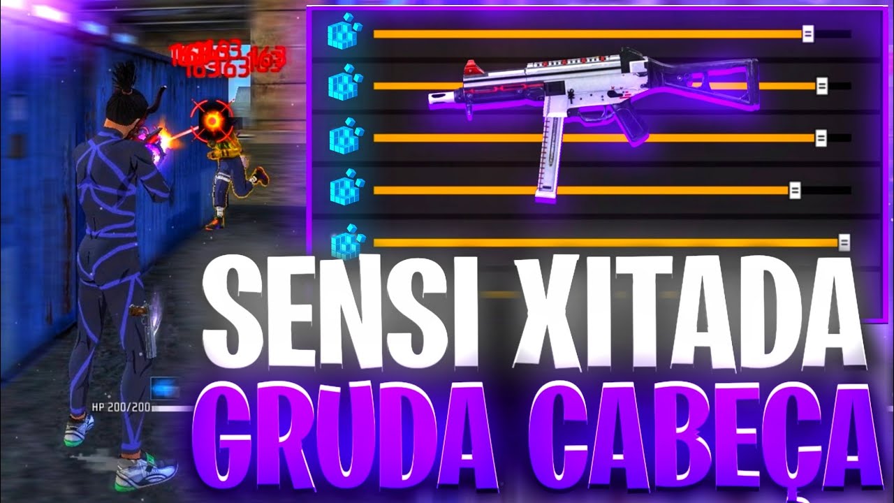 SENSI XITADA !!! ⚙️ QUALQUER CELULAR 🔥 A MELHOR SENSIBILIDADE PARA SUBIR CAPA NO FREE FIRE!