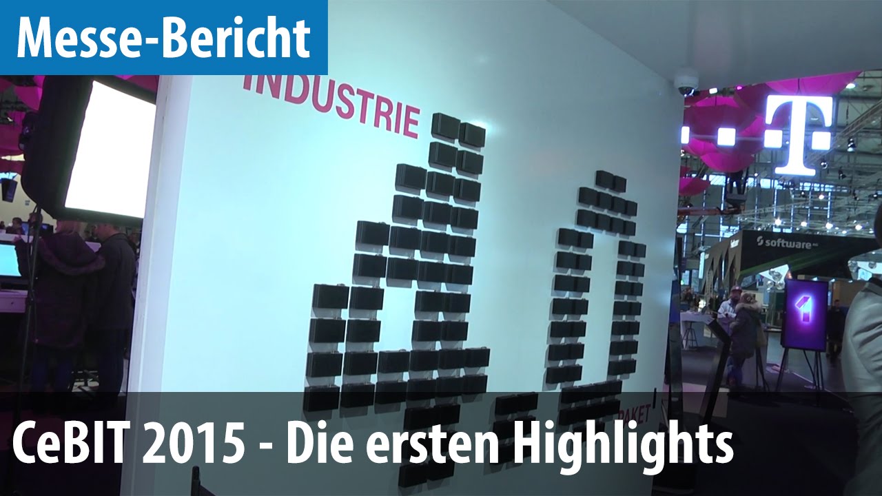 CeBIT 2015 - Die ersten Highlights | deutsch / german