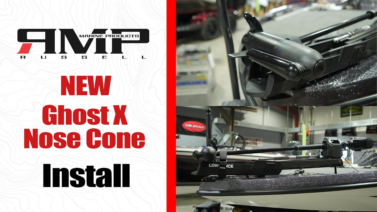 Установка нового носового обтекателя Lowrance Ghost X 3N1