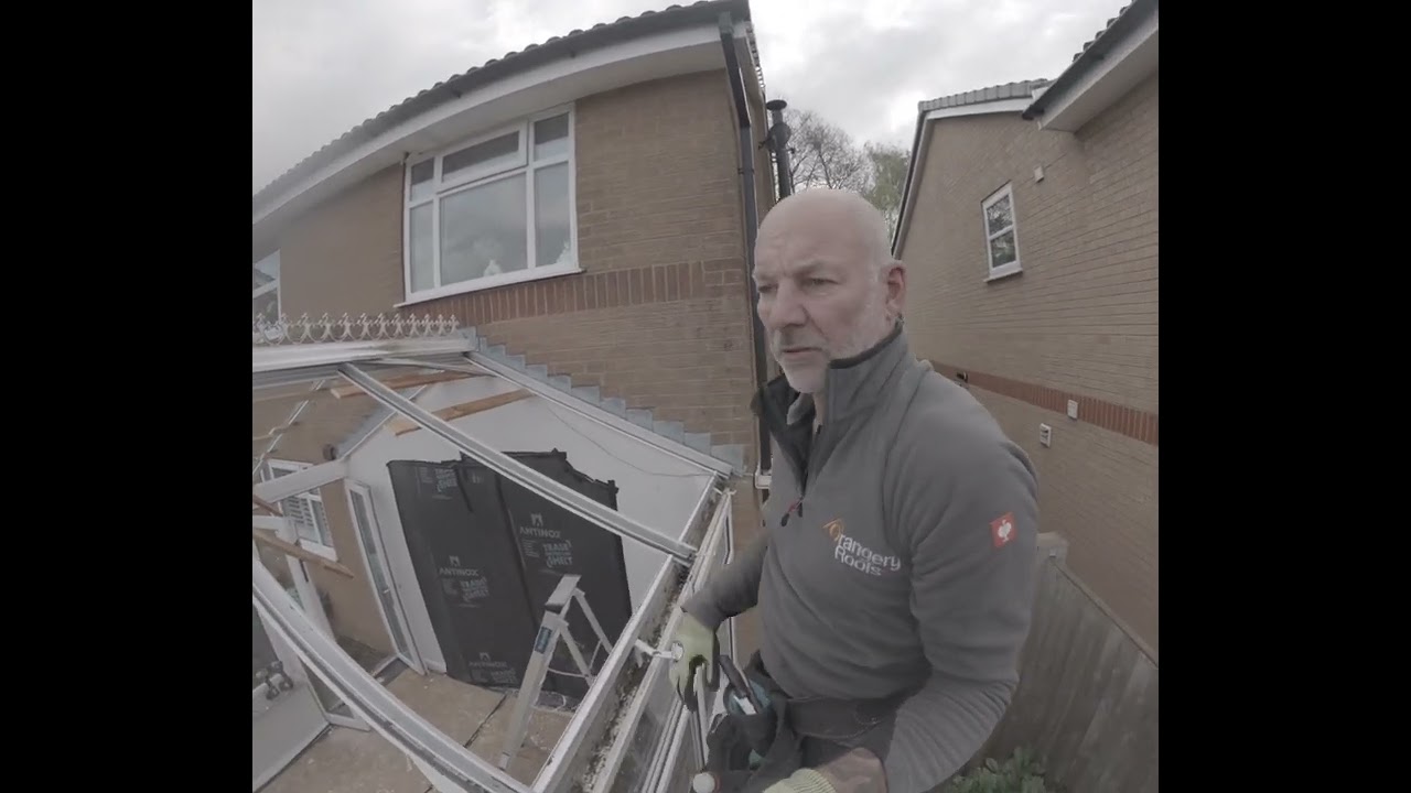 Conservatory roof change Ultraframe hup 380