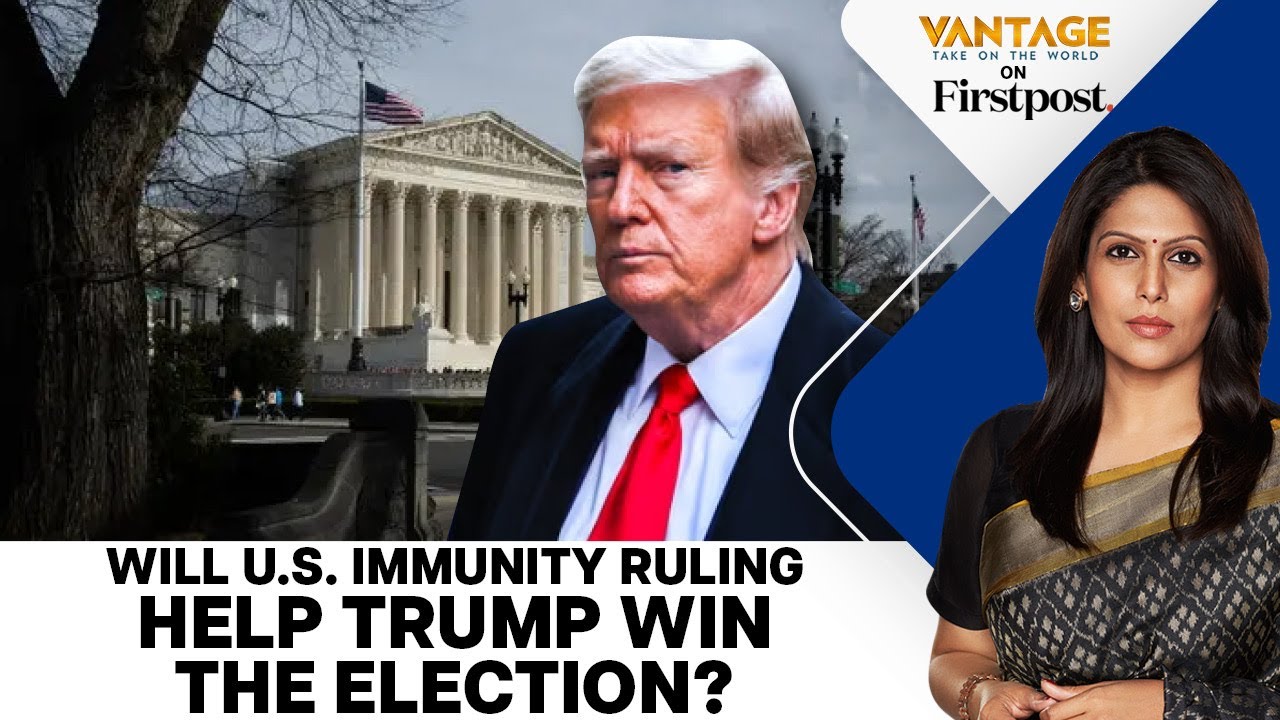 US Supreme Court gives Trump Immunity: Will He Win the Election? | Vantage with Palki Sharma