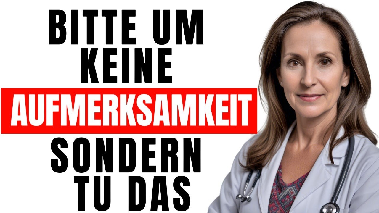 BETTLE NICHT UM AUFMERKSAMKEIT, TU NUR DAS