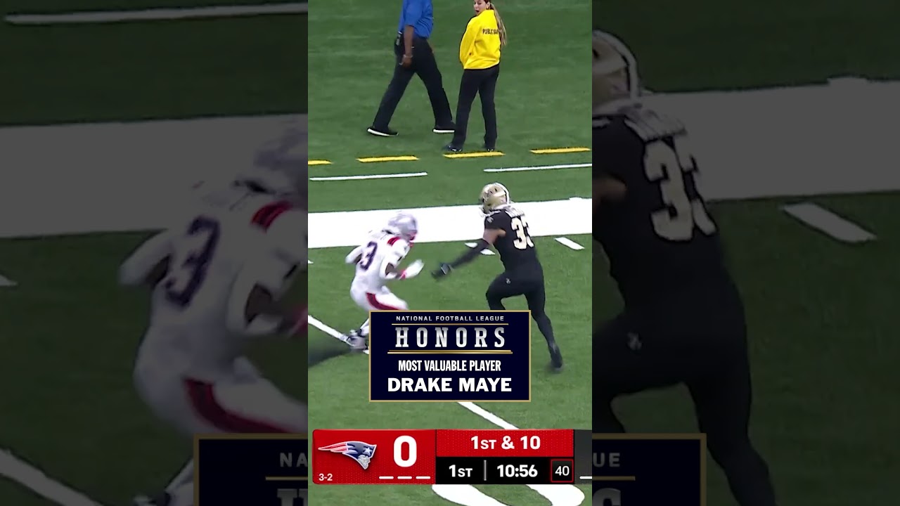 NFL HONORS MVP FINALISTS: Drake Maye!