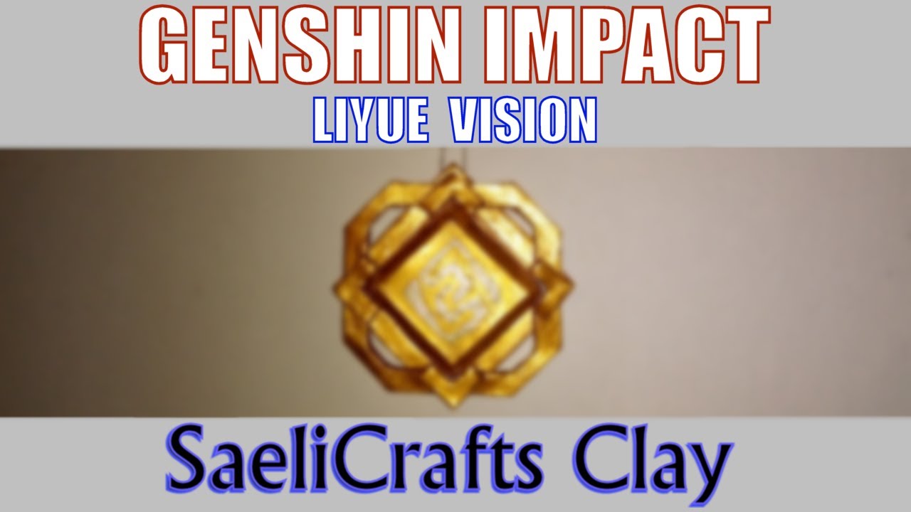 Genshin Impact - Liyue Vision - Easy Clay Art Tutorial