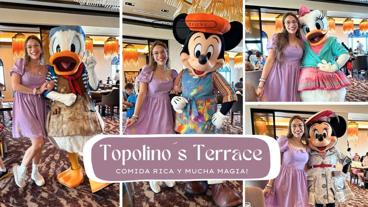 El mejor desayuno con personajes en Disney World! Topolino’s Terrace - Riviera Resort 🌞| Katia M