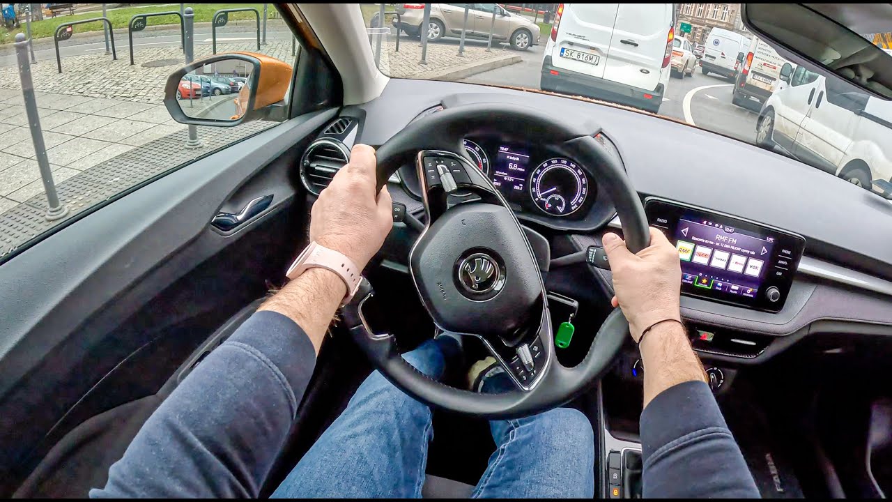 2023 Skoda Fabia [1.0 TSI 110HP] |0-100| POV Test Drive #1570 Joe Black