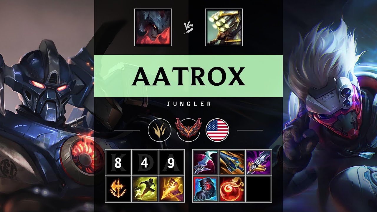 Aatrox Jungle vs Master Yi - NA Grandmaster Patch 25.15