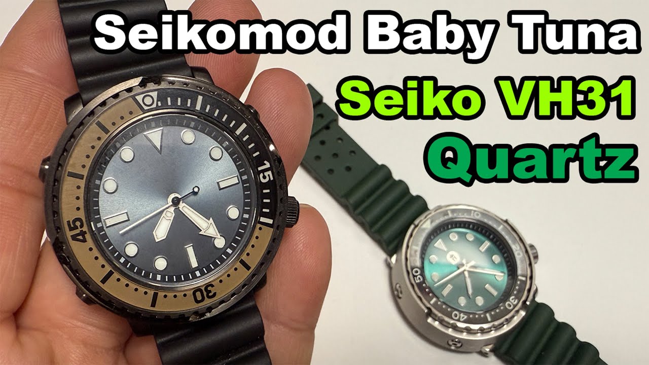 Seikomod Quartz Baby Mini Tuna 43mm VH31