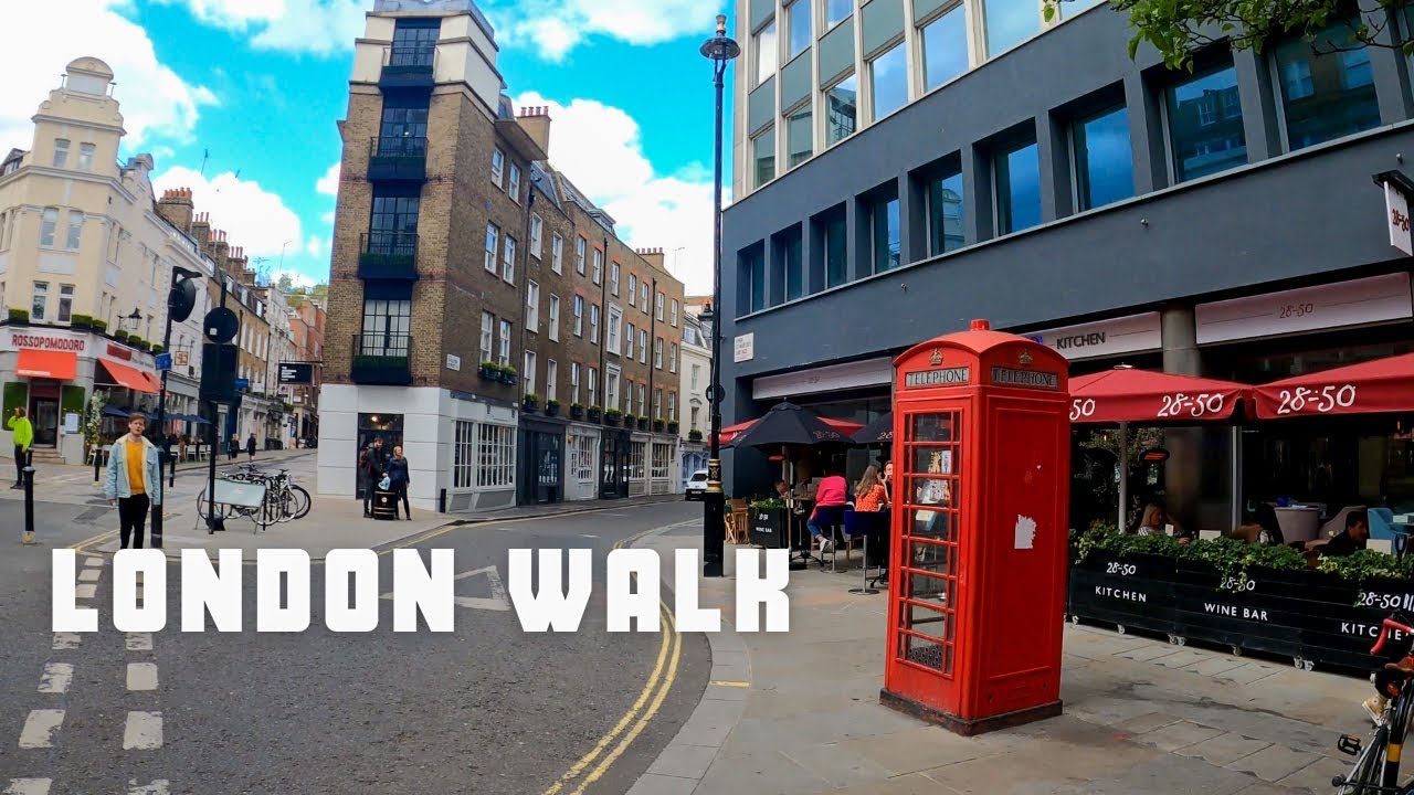 Central London Street Walk 2021 - Floral Court to Soho