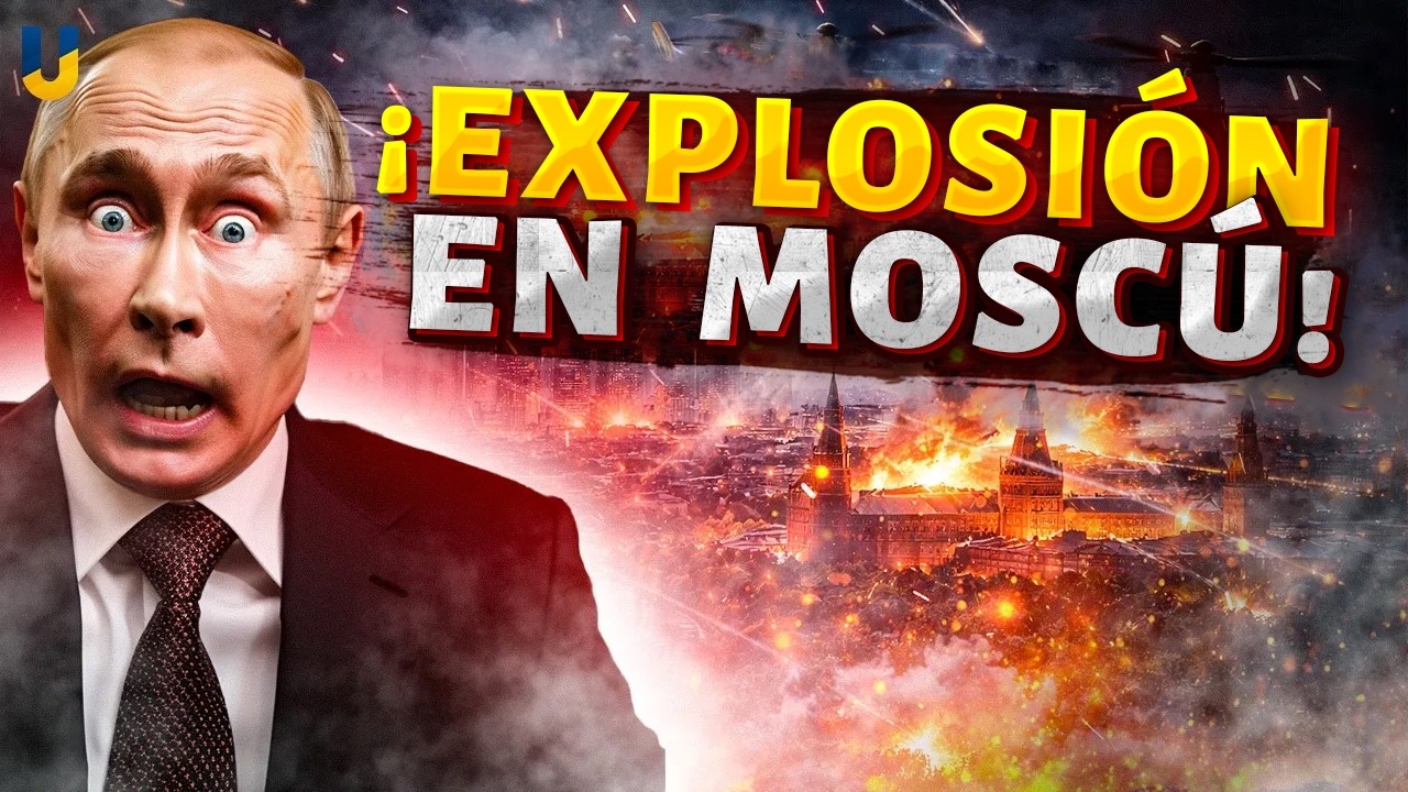 ¡ATAQUE MASIVO A MOSCÚ! Cientos de DRONES y EXPLOSIONES – aeropuertos CLAUSURADOS