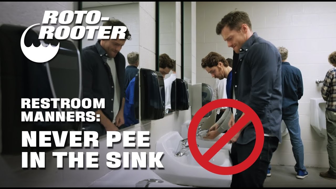 Restroom Manners | Never Pee in the Sink | Roto-Rooter