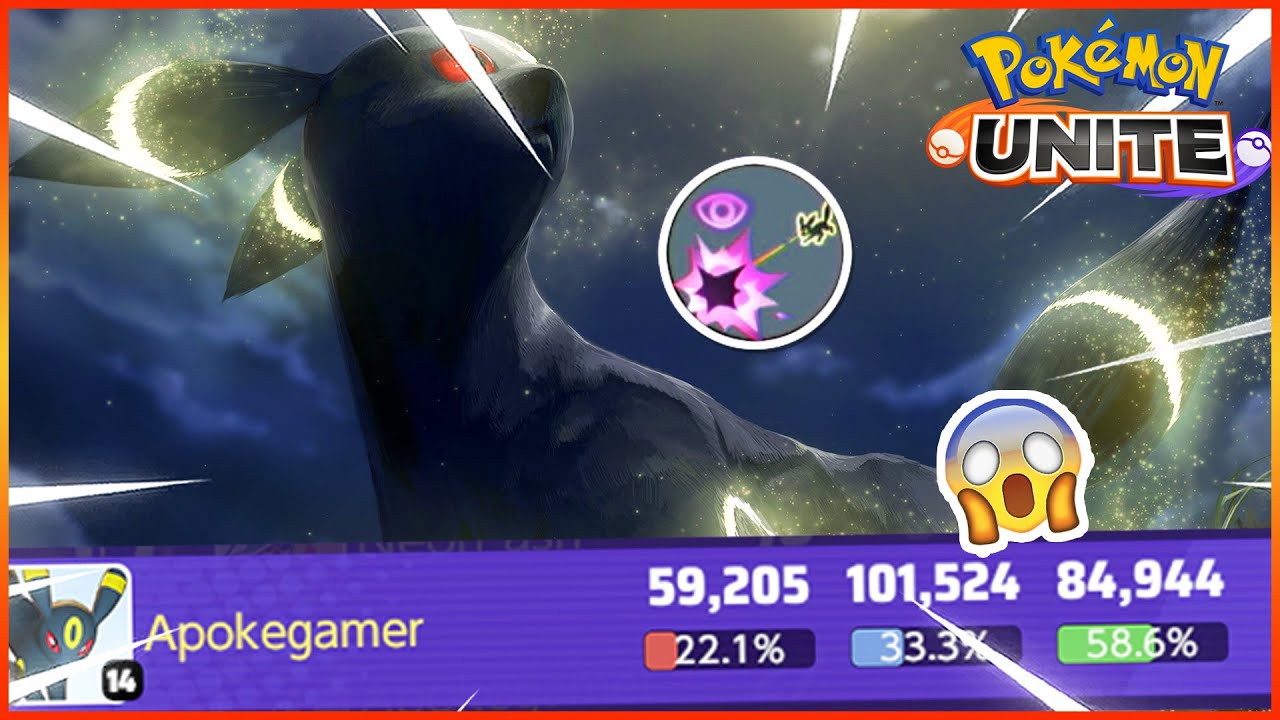 OMG UMBREON WITH FAST ATTACK SPEED + WISH = BROKEN 😱🔥| SOLO MASTER RANK PUSH 🔥 | Pokemon Unite Hindi