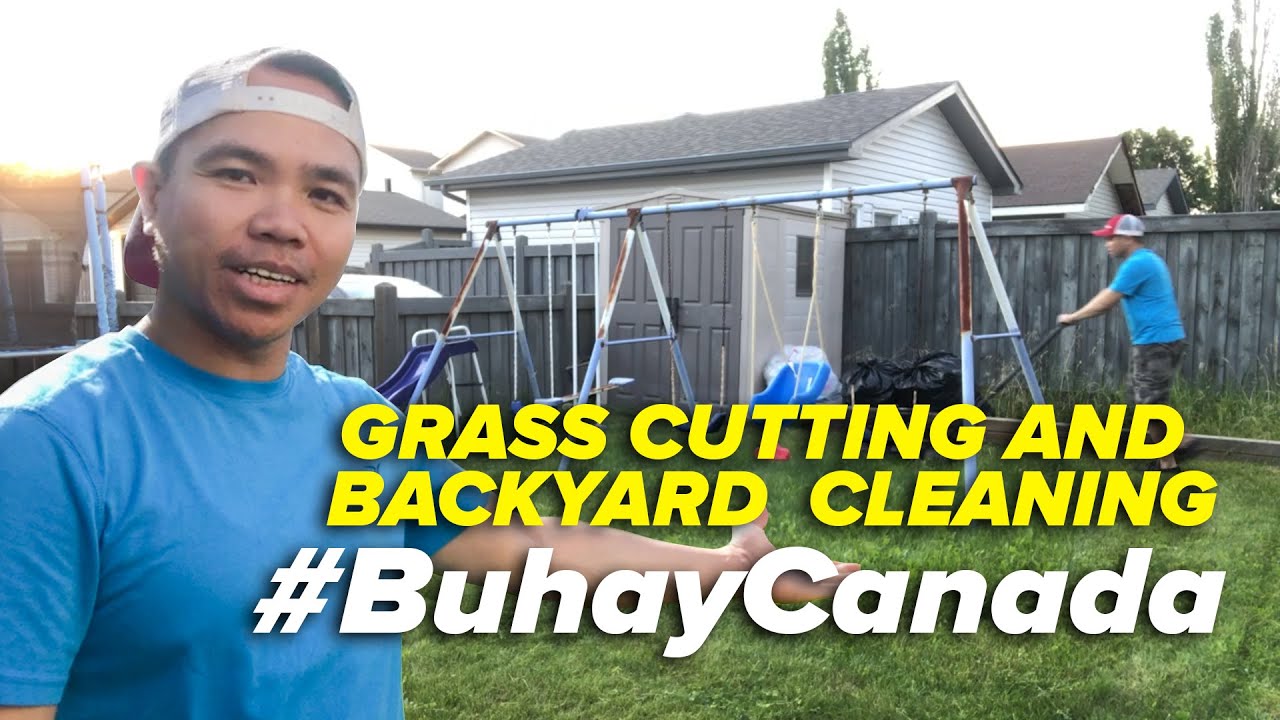 Grass Cutting and Backyard Cleaning - #BuhayCanada