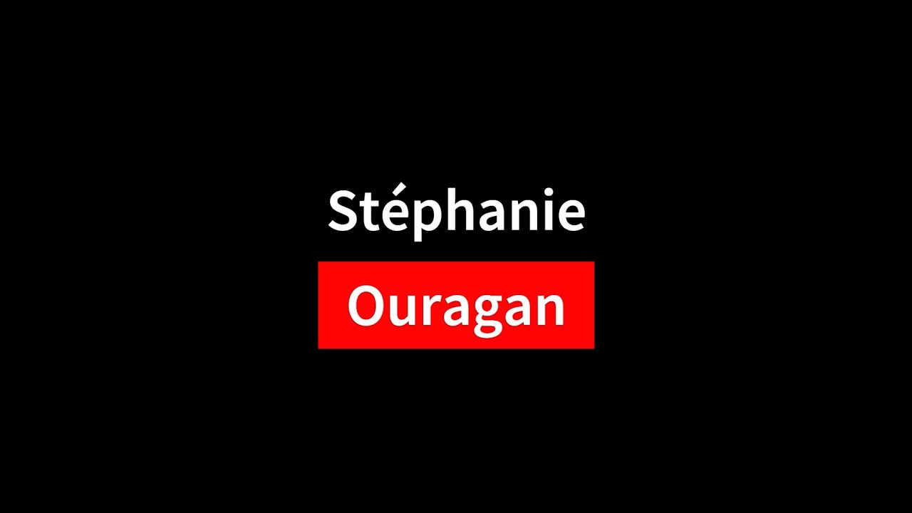Stéphanie - Ouragan - (1986) - Paroles- Lyrics - Letras - Testi - Karaoké