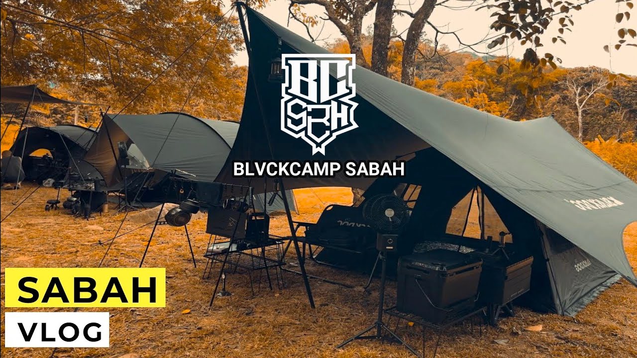 【Black Camp Sabah】Pengalaman Perkhemahan Tema Hitam | Tapak Perkhemahan Malaysia yang Termurah!