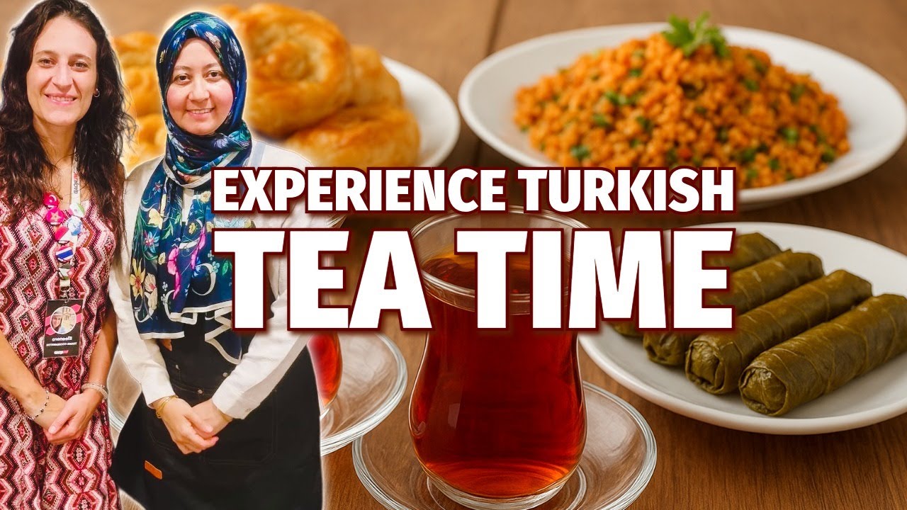 Турецкое чаепитие в Стамбуле 🇹🇷🍴Выпечка Бёрека и прокатка Сармы