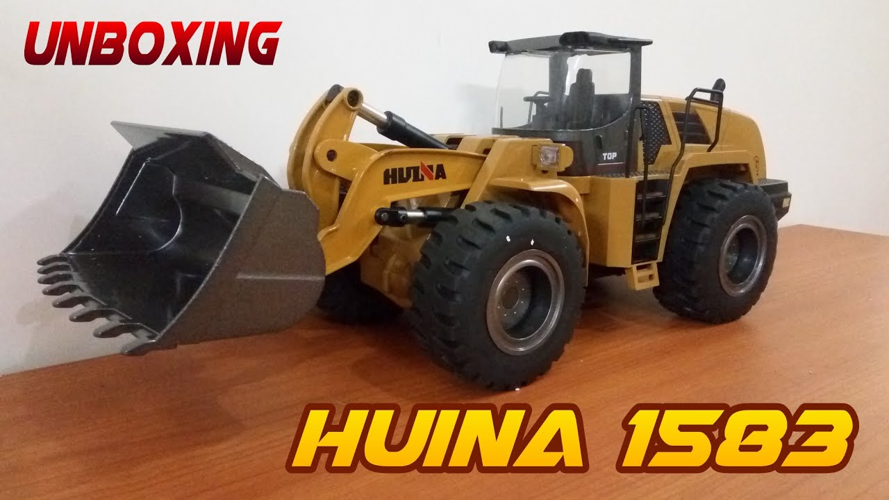 HuiNa 1583 Metal Wheel Loader RC || unboxing