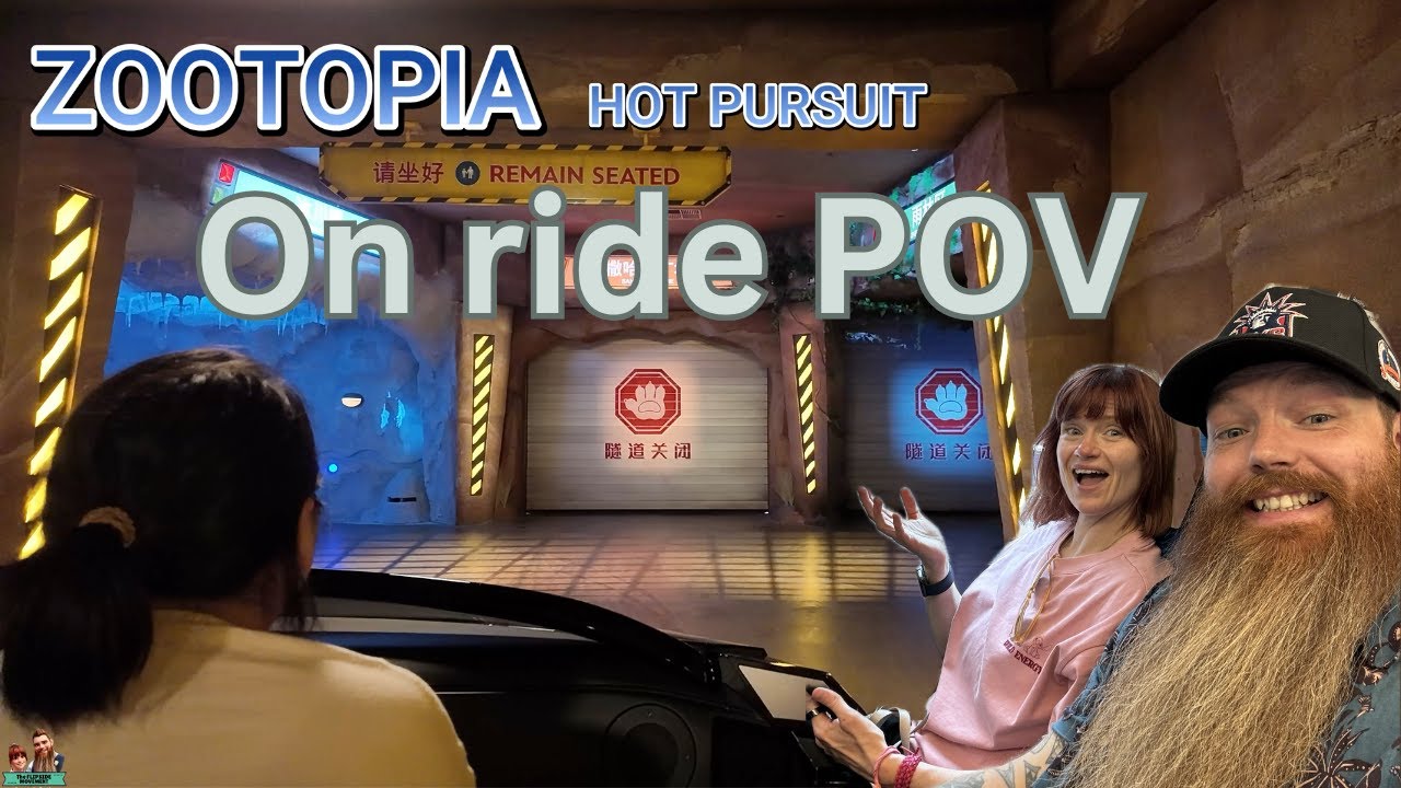 Shanghai Disneyland Zootopia Hot Pursuit Exclusive Ride POV