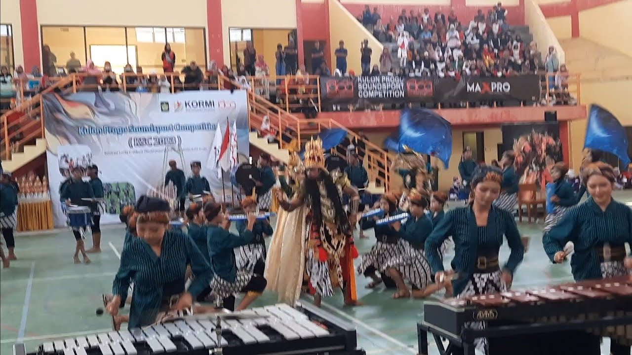 teatrikal anoman obong drumband smp negeri 4 wates
