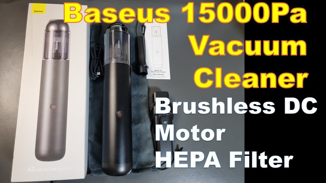 Baseus 15000Pa Portable Vacuum Cleaner Handheld for Car & Home