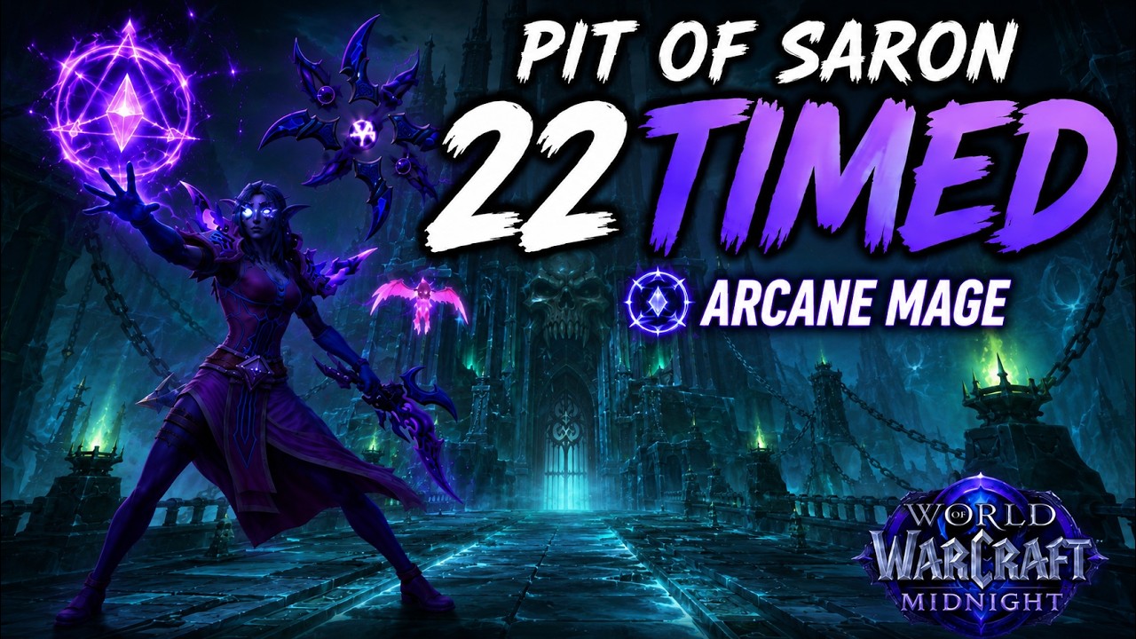 Arcane Mage in High Keys? 💀 +22 Pit of Saron