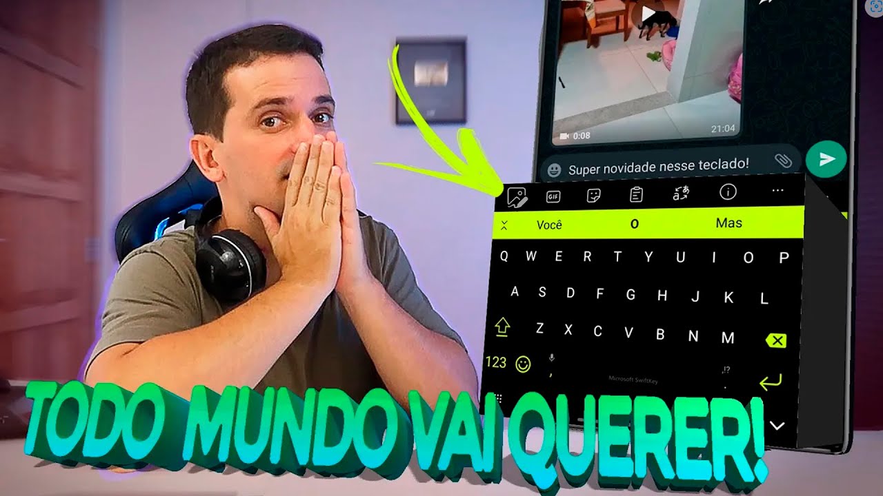 O melhor TECLADO para ANDROID liberou NOVIDADE muito LEGAL!! 🙌