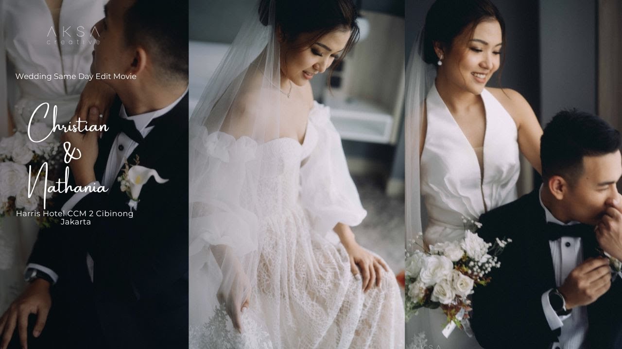 Nathania & Christian Wedding Same Day Edit at Harris Hotel & Convention Cibinong City Mall Bogor