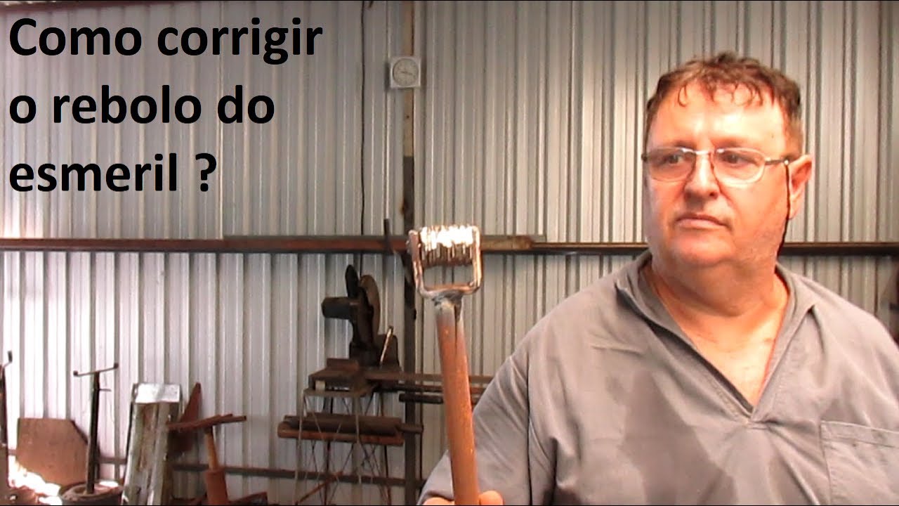 Como corrigir o rebolo do esmeril