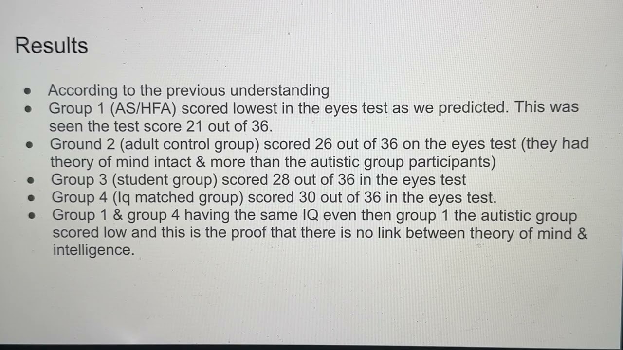 Baron-cohen (eyes test) part 2 