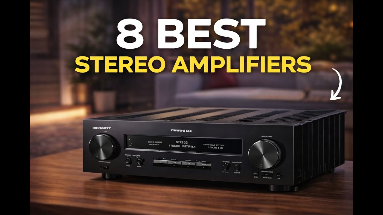 8 Best Stereo Amplifiers of 2026 (Latest & Ranked)