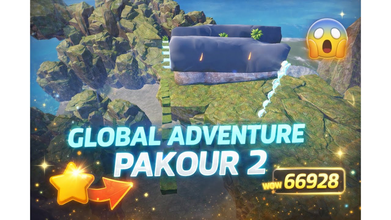 GLOBAL ADVENTURE PARKOUR 2 😍 | BGMI WOW MODE 🔥 | Hardest Parkour | WOW Code 66928 #bgmi #wowmode 