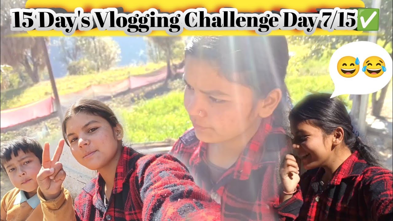 15 Day's Vlogging Challenge Day 7/15 ✅. 