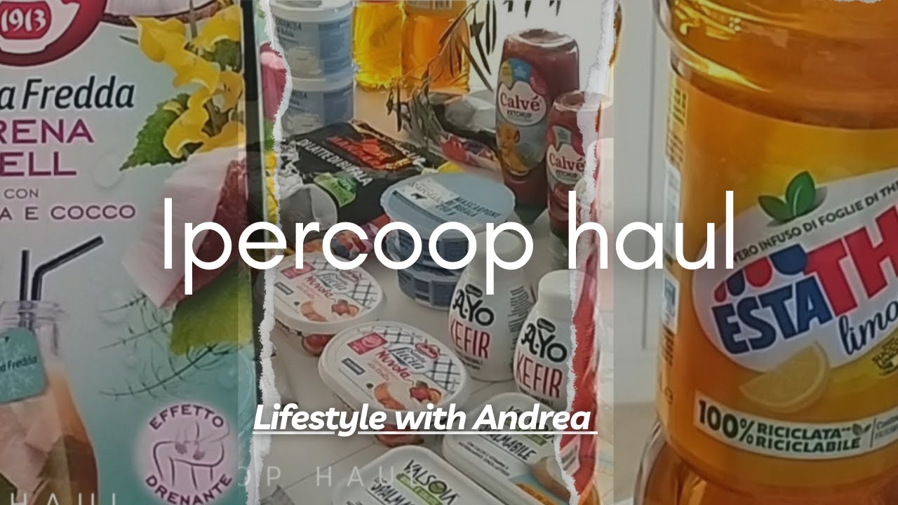 Ipercoop haul - kupovina namirnica u Italiji