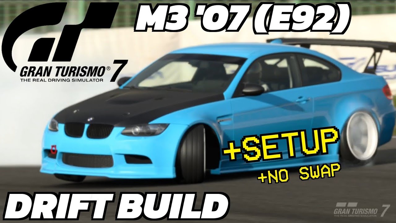 BMW M3 '07 (E92) Drift Tune Gran Turismo 7 Setup