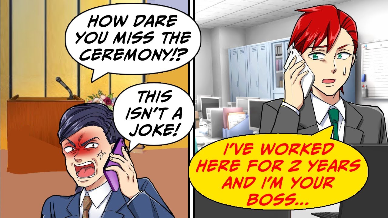 Guy calls me because I didn't attend the ceremony for new employees but...