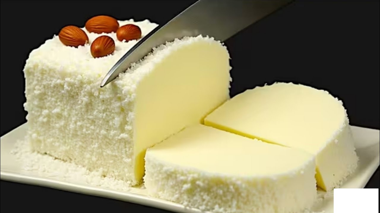 ¡Solo leche y leche condensada!postre rápido en 5 minutos!Sin Horno,sin harina,sin gelatina!
