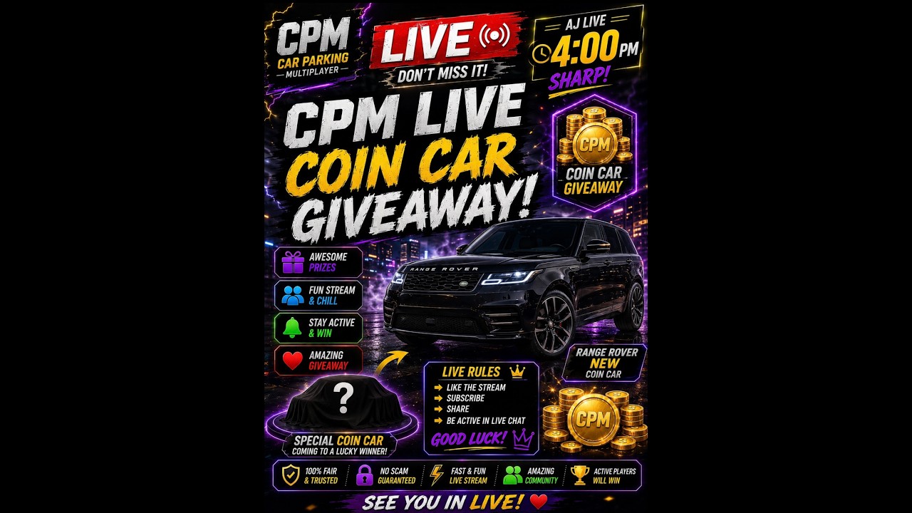 Subscribe and get any coin car which one you want