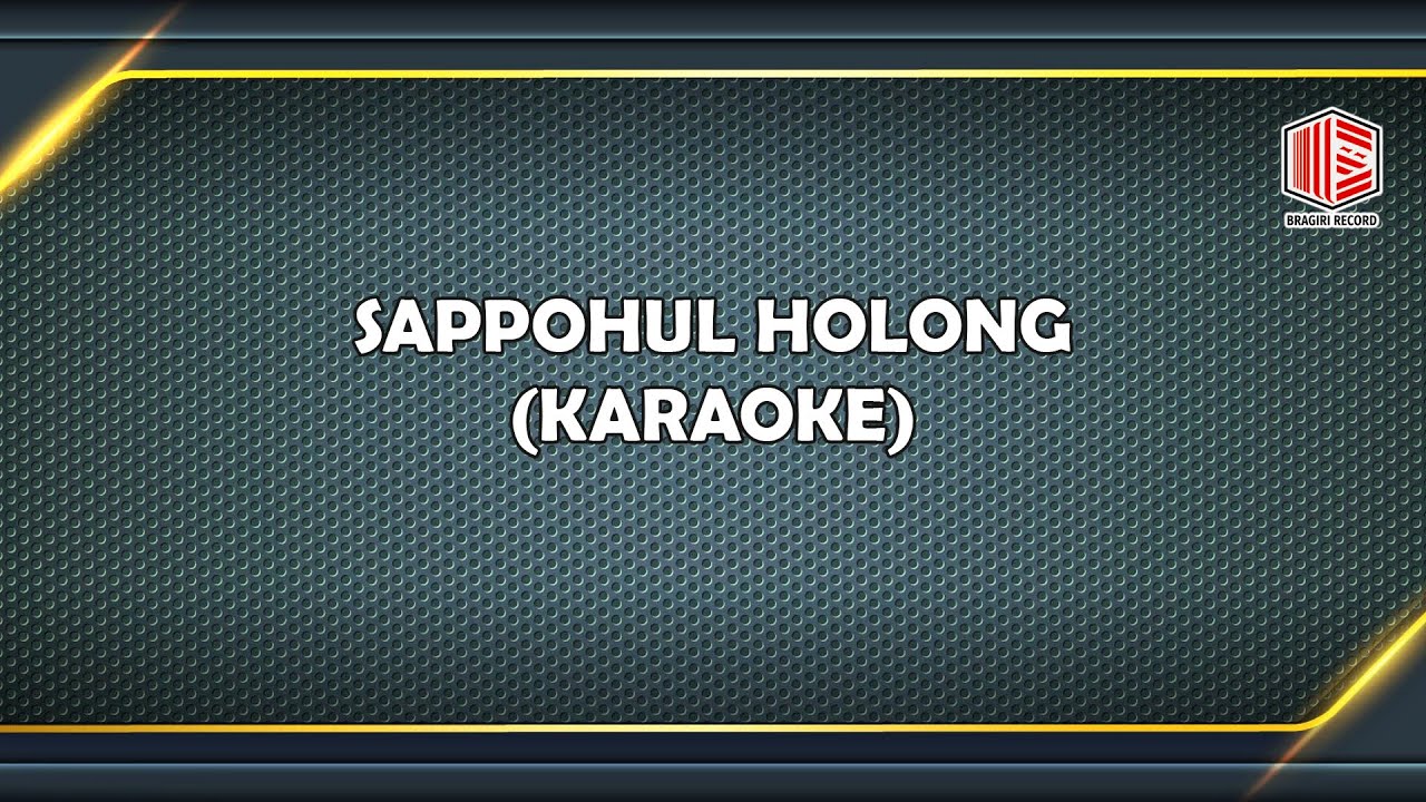JERICHO SILALAHI - SAPOHUL HOLONG KARAOKE
