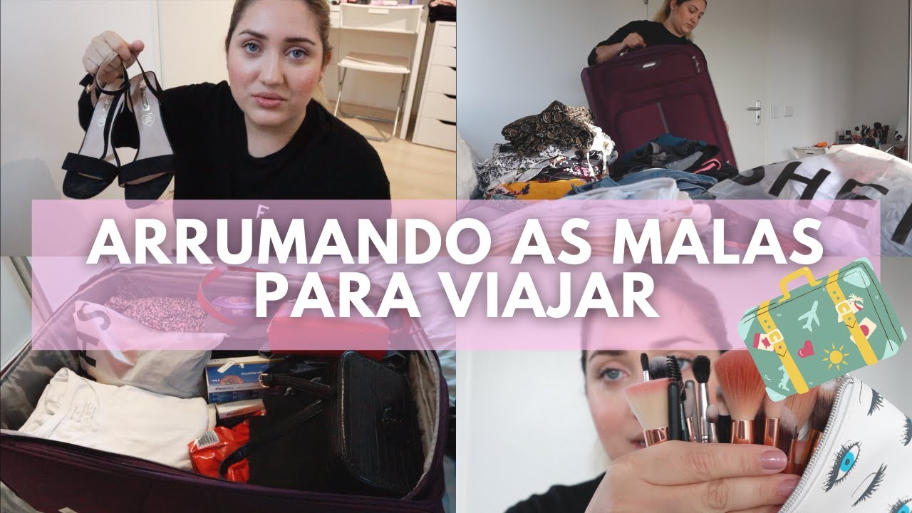Organização e dicas para arrumar mala de viagem