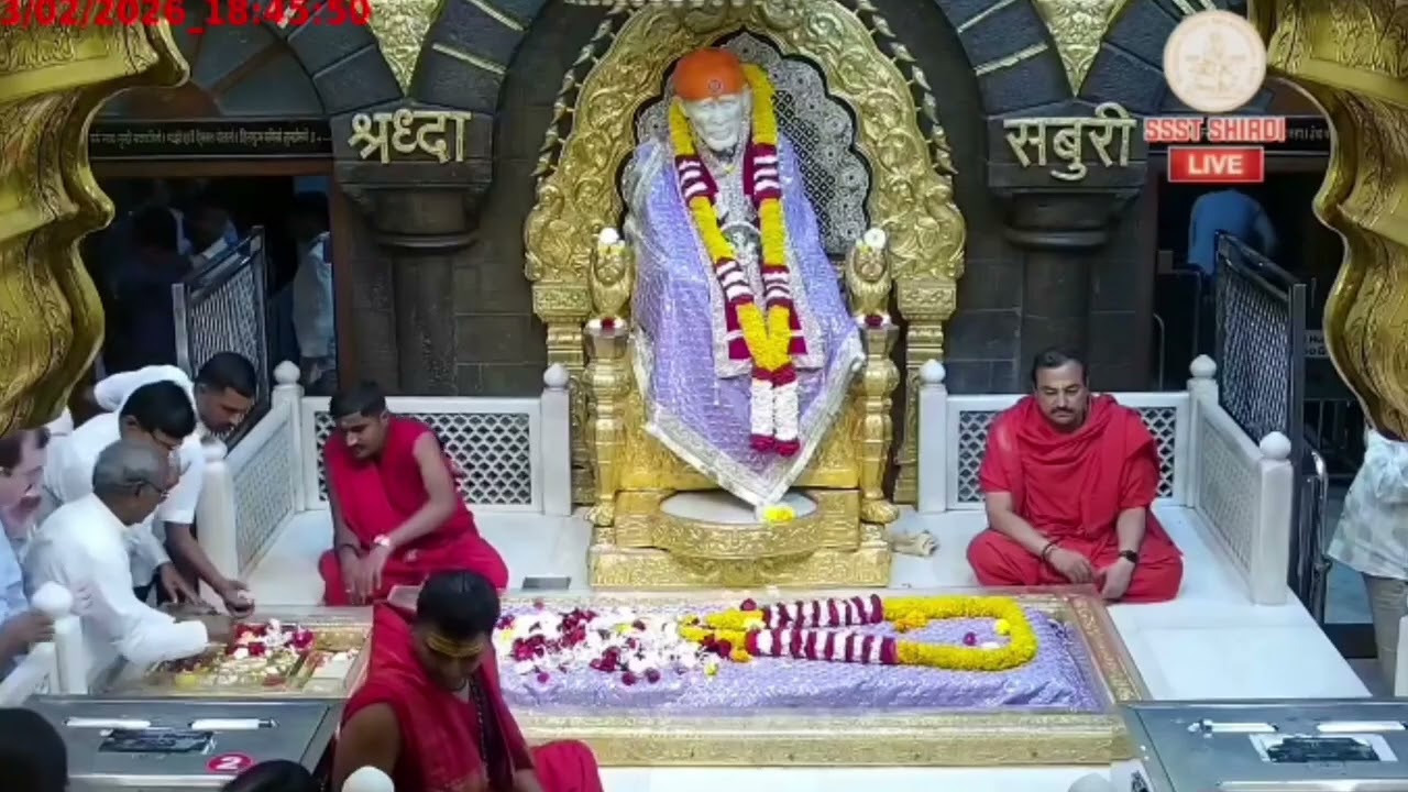 Saibaba evening aarathi Darshan #hindugod 