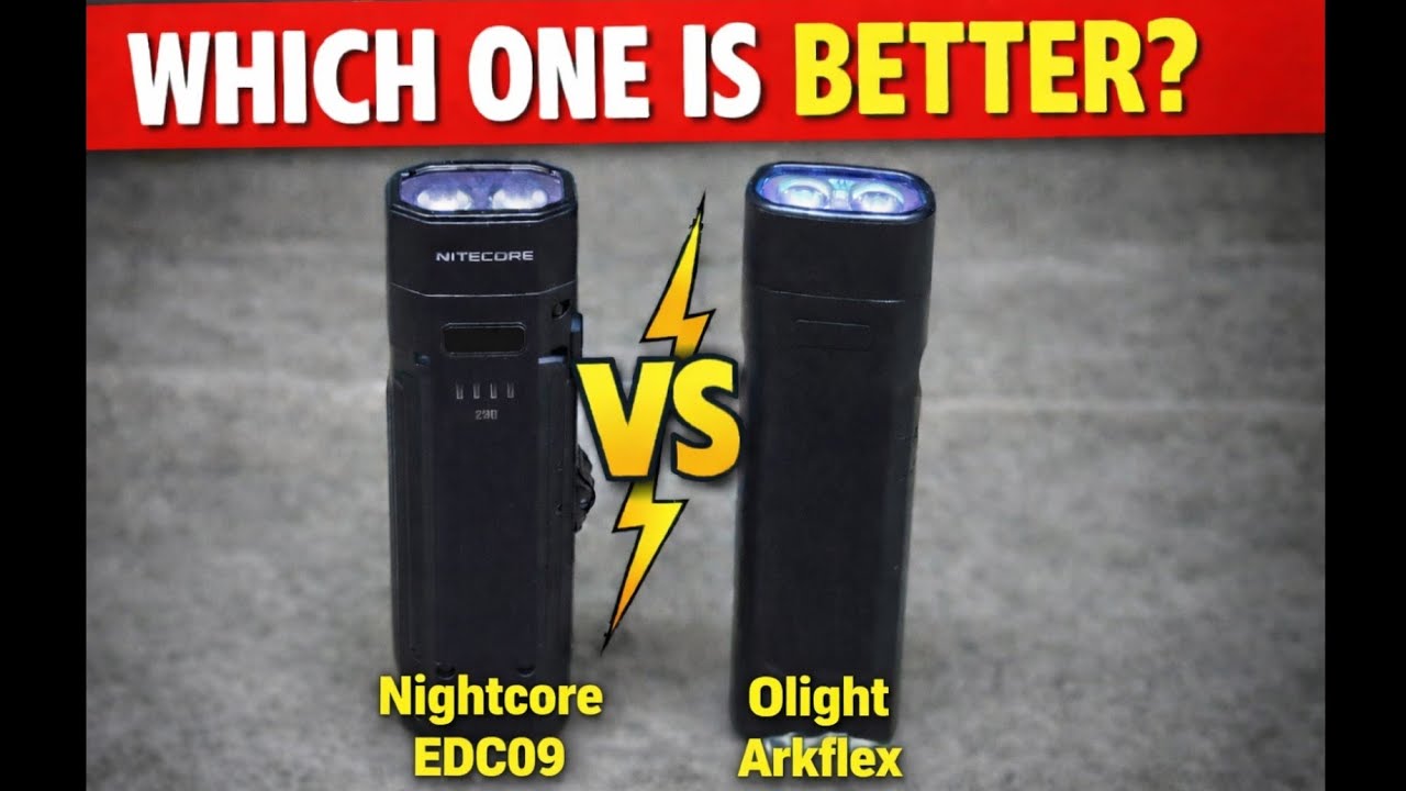 Nitecore EDC09 против Olight Arkflex — какой из них лучше?
