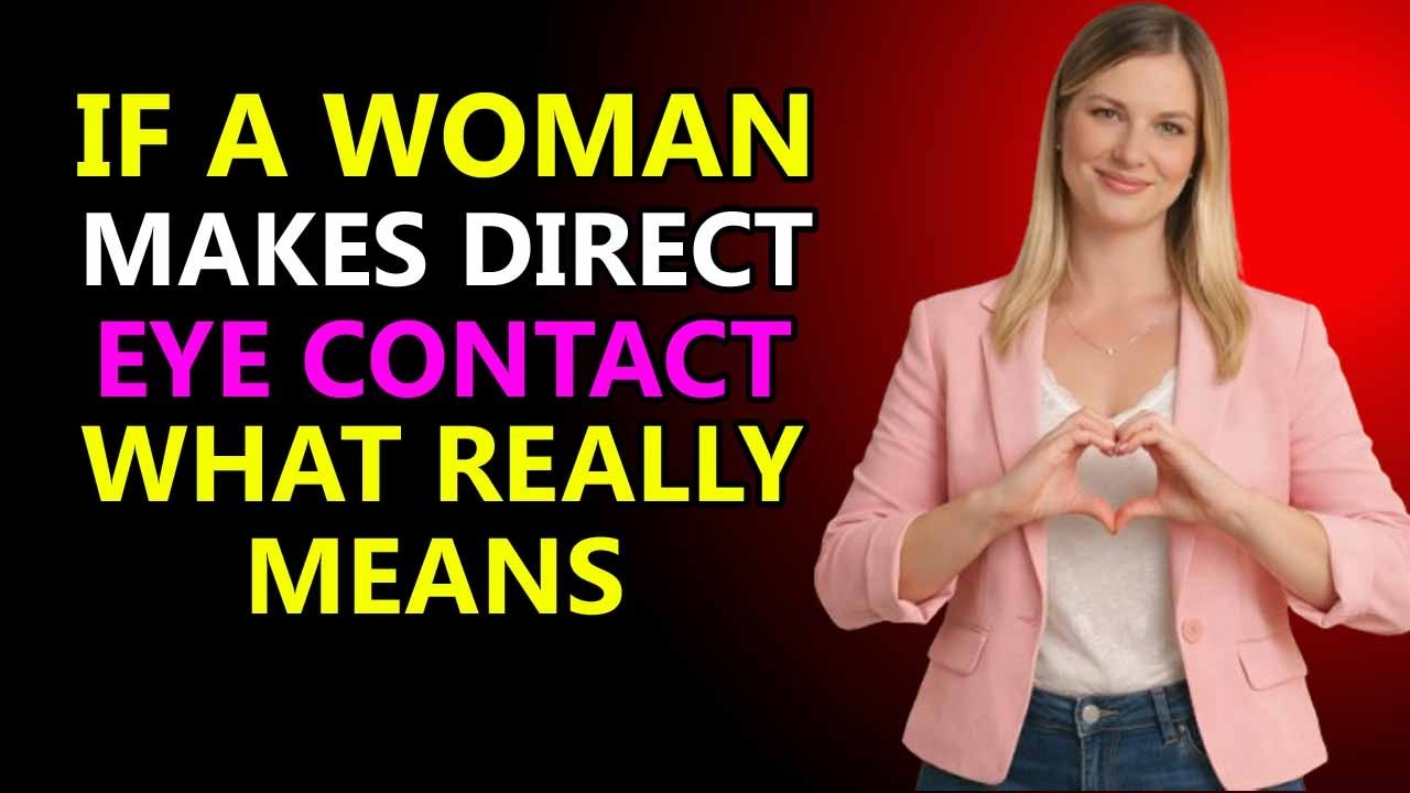 When a Woman Locks Eyes With You — Here’s the Hidden Message