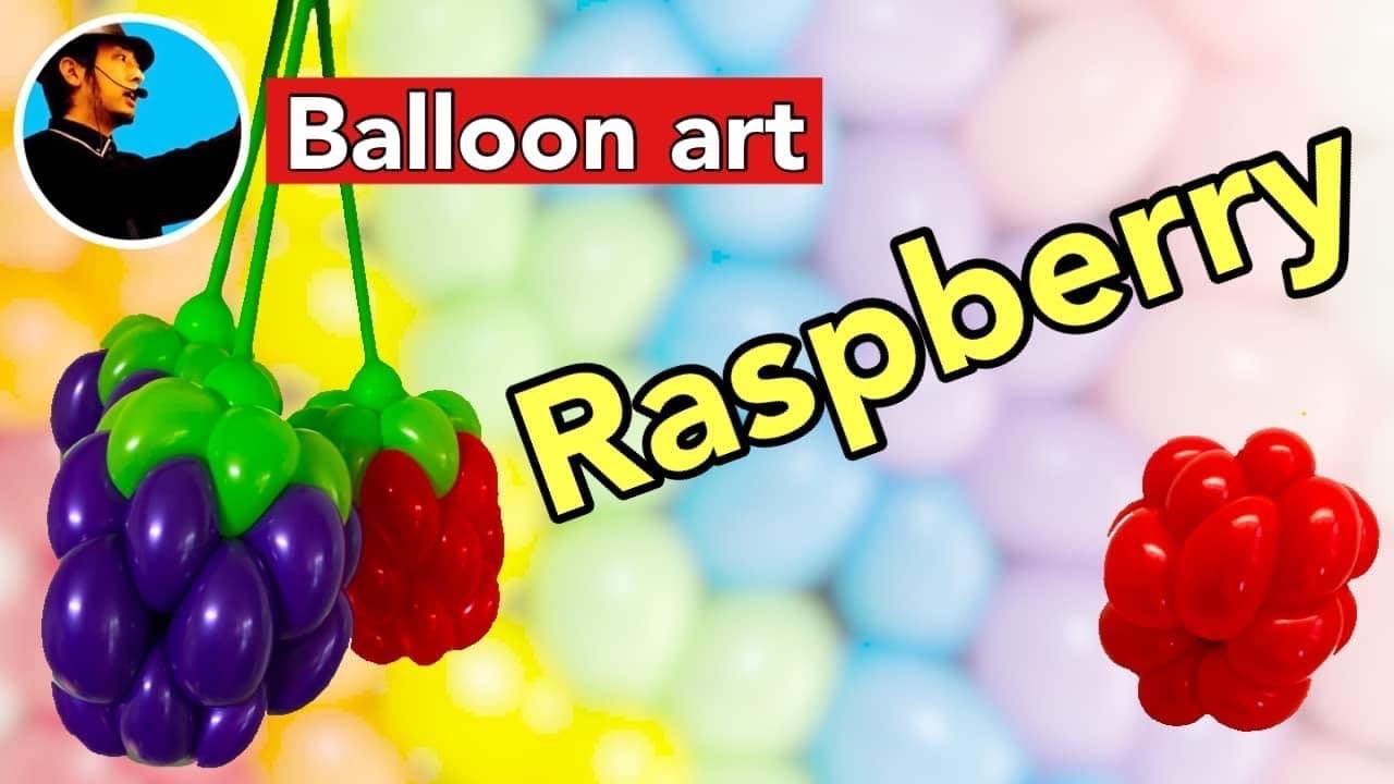 【Balloon art 120】Raspberry (ラズベリー) #balloonart #バルーンアート