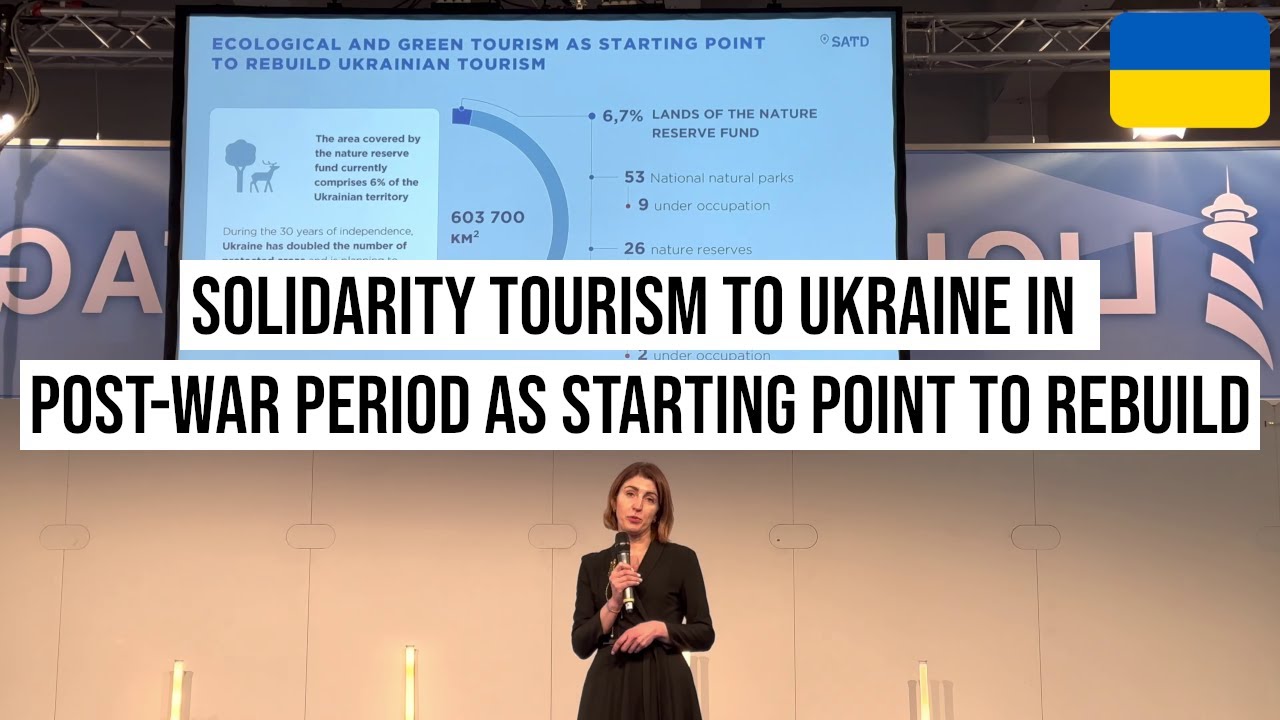 08.03.2023 Berlin ITB Solidarity tourism to #Ukraine in post-war period as starting point to rebuild