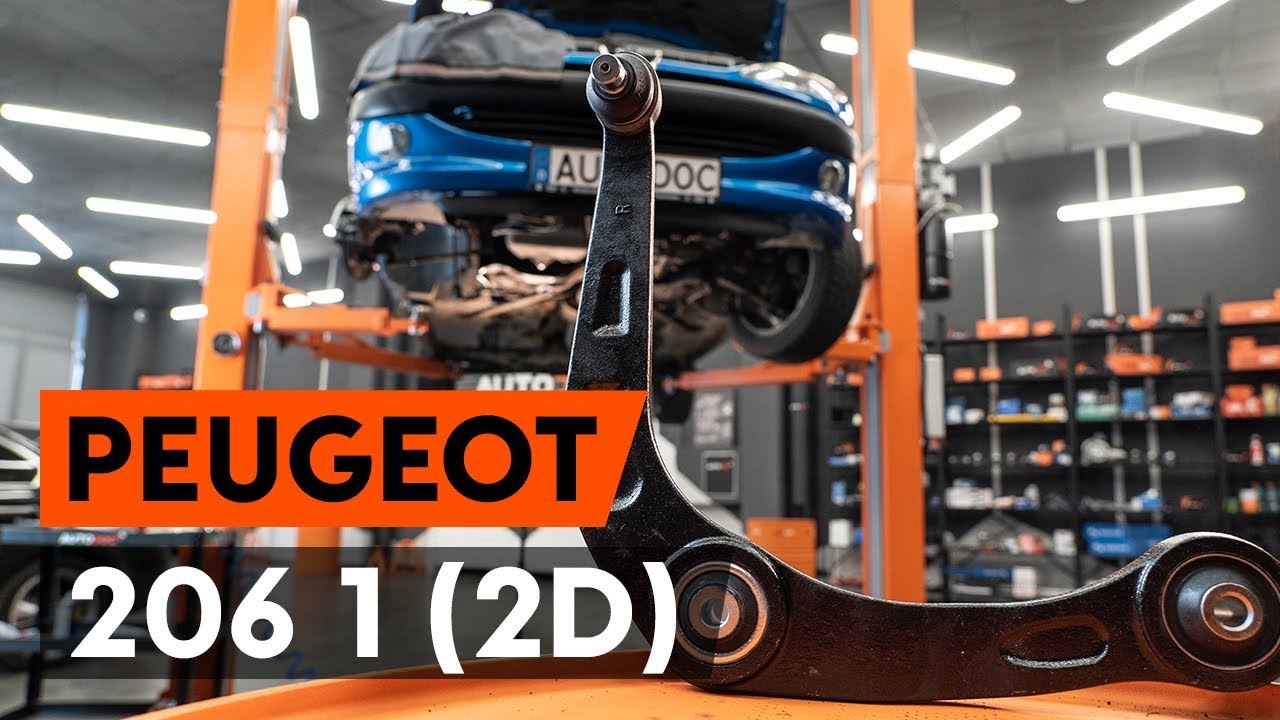 PEUGEOT 206 1 (2D) első lengőkar csere [&Uacute;TMUTAT&Oacute; AUTODOC]
