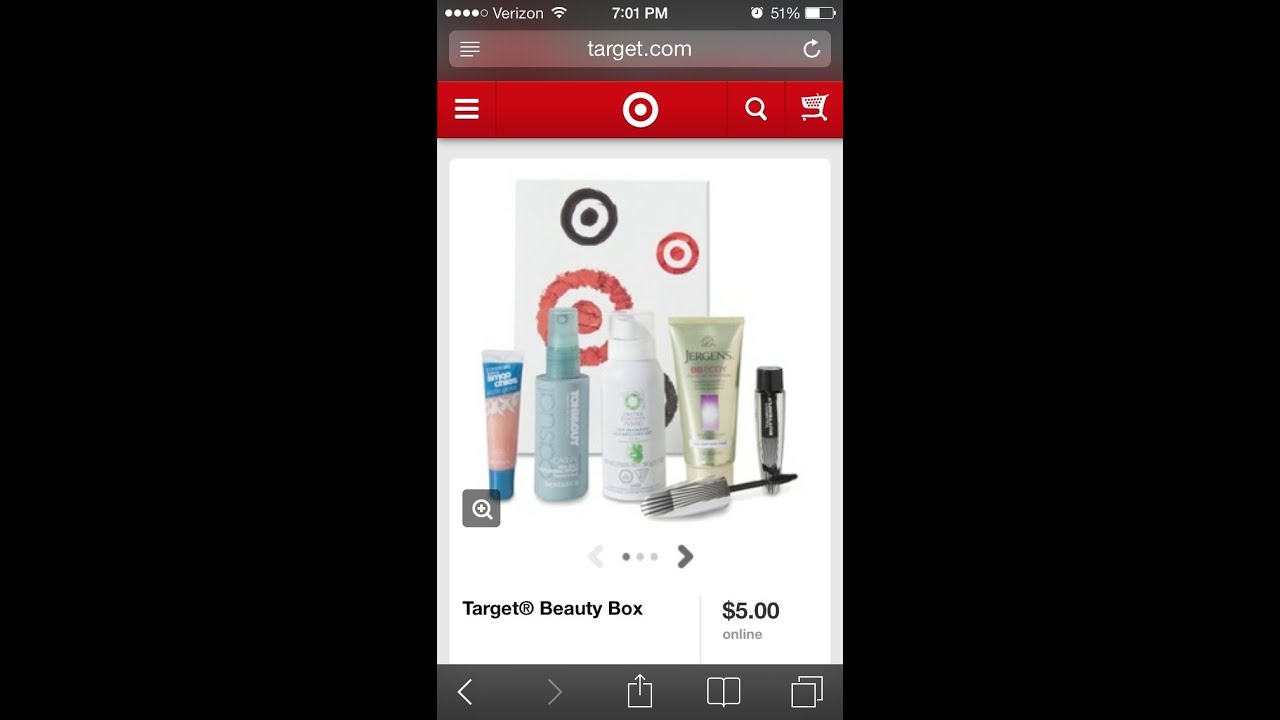 TARGET BEAUTY BOX (SPRING 2014)