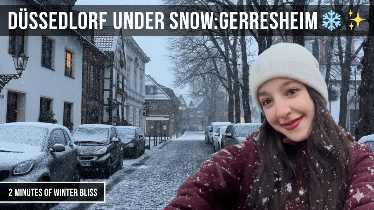 Düsseldorf Under Snow: Gerresheim ❄️✨
