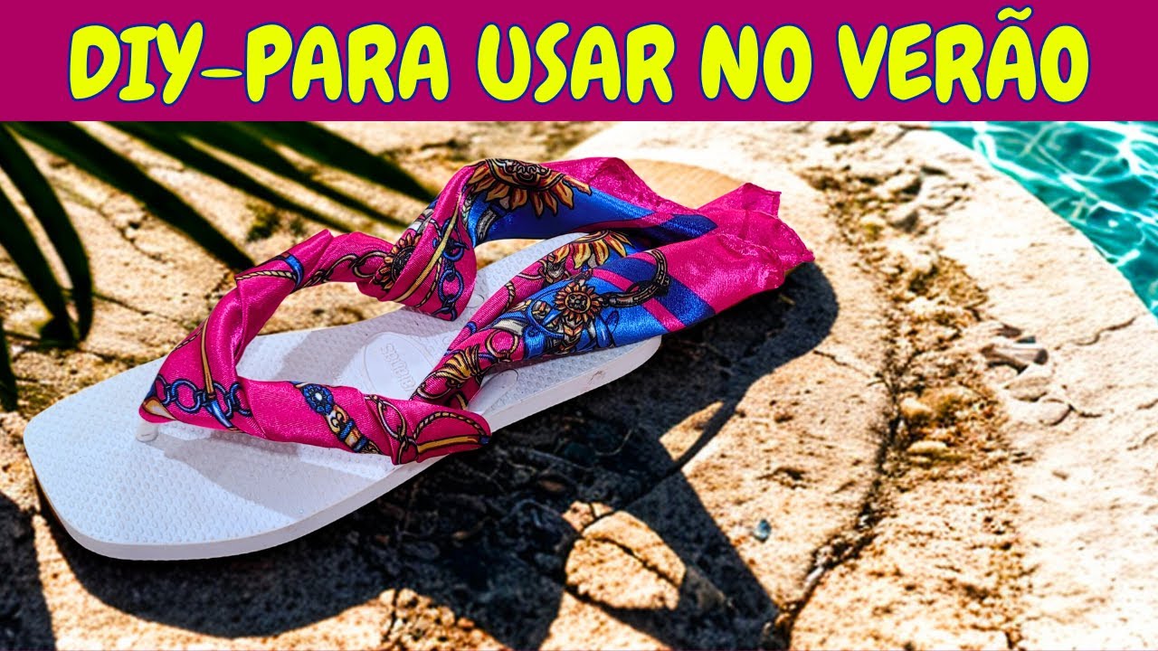 COMO FAZER SANDÁLIA PARA USAR NO VERÃO