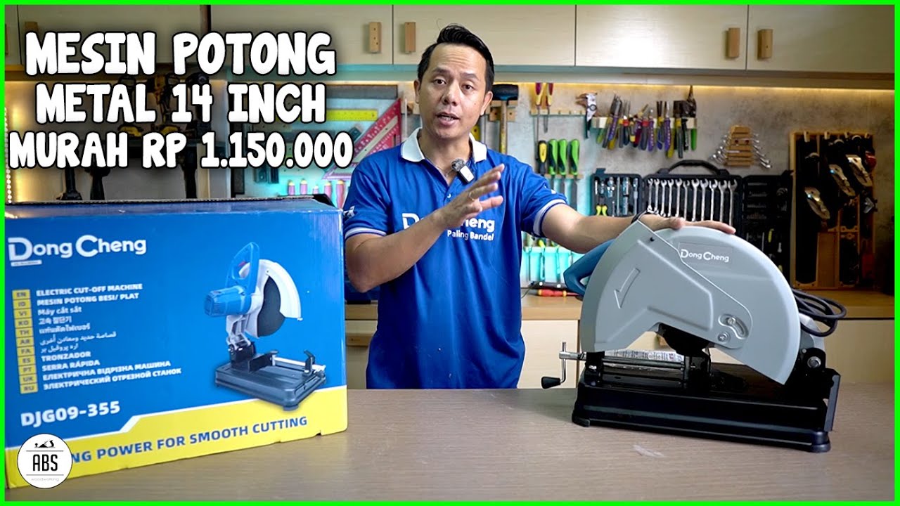 Invest Cuma Rp 1.150.000 Dapat MESIN POTONG METAL 14" DONGCHENG DJG09-355 CUT OFF - Kerja Jadi Cepat