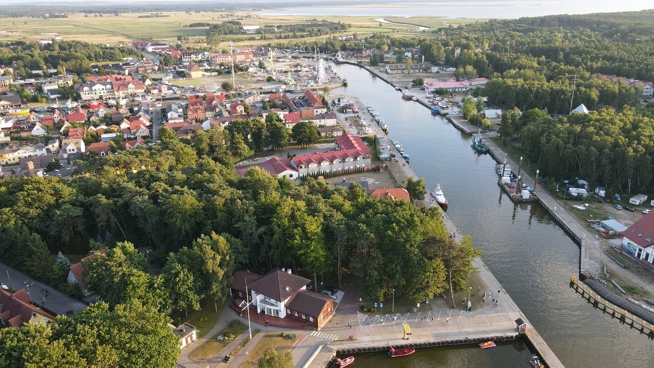 Łeba z Lotu Ptaka Lato 2021